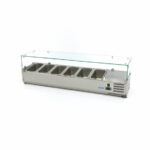 Maxima Gastro Aufsatzkühlvitrine - 150 cm - Passt 6 x 1/3 GN – Bild 5