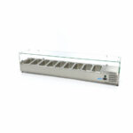 Maxima Gastro Aufsatzkühlvitrine - 200 cm - Passt 9 x 1/3 GN – Bild 5