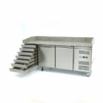 Maxima Gastro Pizzakühltisch - 202 cm - 2 Türen - 7 Schubladen – Bild 5