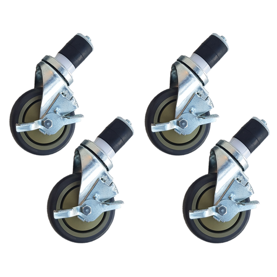 maxima-wielen-voor-werktafel-met-rem-5-inch.png Maxima Arbeitstisch-Räder 4 Stück - mit Bremsen - 5 Zoll / 12,7 cm – Bild 1