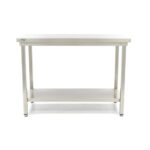 Maxima Gastro Edelstahltisch - 80 x 60 cm - Einstellbare Höhe - mit Lagerregal – Bild 2