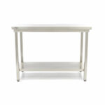Maxima Gastro Edelstahltisch - 60 x 70 cm - Einstellbare Höhe