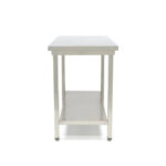 Maxima Gastro Edelstahltisch - 80 x 60 cm - Einstellbare Höhe - mit Lagerregal – Bild 3