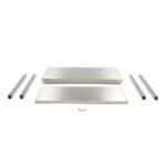 Maxima Gastro Edelstahltisch - 80 x 70 cm - Einstellbare Höhe – Bild 5