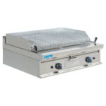 SARO Gas-Lavasteingrill Tisch E7/BS2BB