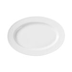 Hendi Platte, oval, Weiß, 340x240mm – Bild 2
