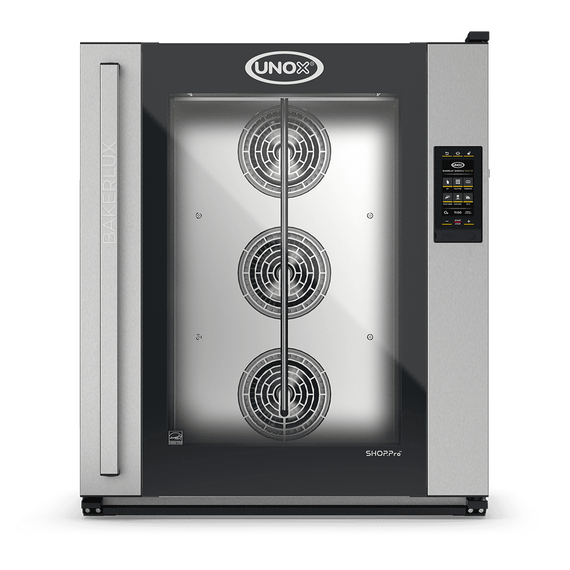 professionelle-konvektomaten-mit-wasserdampf-XEFR-10EU-EMLV-MT-elektro.png UNOX BAKERLUX SHOP.Pro™ MASTER Camilla.Matic XEFR-10EU-EMLV-MT – Heißluftofen & Konvektionsofen mit Dampffunktion, Türöffnung Links – Bild 1