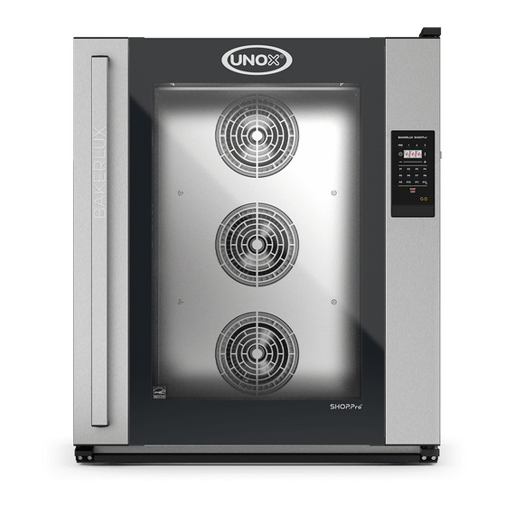 professionellen-konvektionsofen-XEFR-10EU-EGLN-elektro.png UNOX BAKERLUX SHOP.Pro™ GO Camilla.Matic Konvektionsofen / Heißluftofen für Bäckerei & Gastronomie, Türöffnung Links – Bild 1
