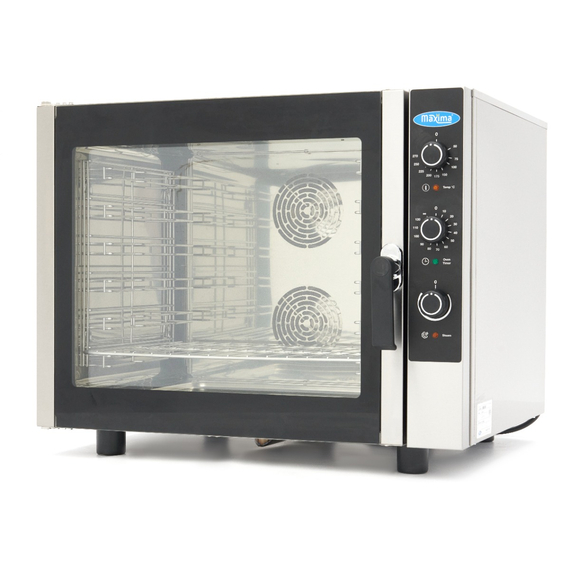 sp-001-08500206_2_.jpg Maxima Gastro Combi - Dampfofen - Passt 6 Tabletts (1/1 GN / 60 x 40 cm) - Analog - 400 V – Bild 1