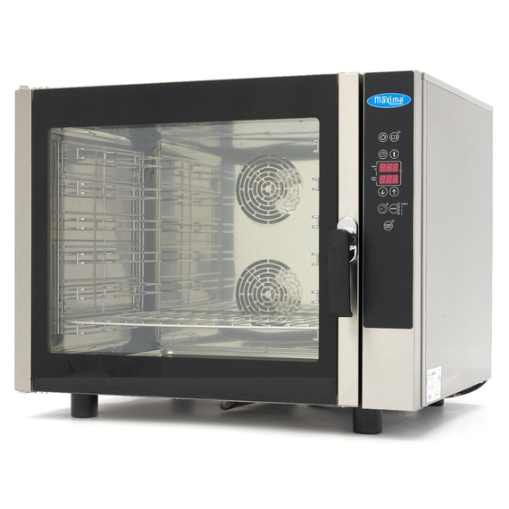sp-001-08500209_2_.jpg Maxima Gastro Combi - Dampfofen - Passt 6 Tabletts (1/1 GN / 60 x 40 cm) - Digital Anzeige - 400 V – Bild 1