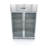 Maxima Gastro Gefrierschrank - 1200 l - 6 Einstellbare Regale (2/1 GN) - Rostfreier Stahl - mit Glastür – Bild 2