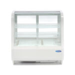 Maxima Gastro Glastürkühlschränke - 100 l - 68 cm - Weiß – Bild 2