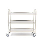 Maxima Gastro Servierwagen Edelstahl - 3 Regale – Bild 2