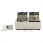 Maxima Gastro Fritteuse - 2 x 6 l - 2 Körbe - Bis zu 2,4 kg Pommes Frites – Bild 2