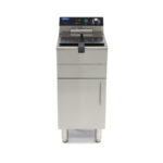 Maxima Gastro Fritteuse - 16 l - 1 Korb - mit Ablasshahn und Ständer - 400V – Bild 2