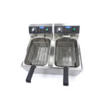 Maxima Gastro Fritteuse - 2 x 11 l - 2 Körbe - Bis zu 2,8 kg Pommes Frites – Bild 6
