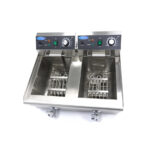 Maxima Gastro Fritteuse - 2 x 10 l - 2 Körbe - mit Ablasshahn – Bild 5