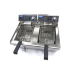 Maxima Gastro Fritteuse - 2 x 13 l - 2 Körbe - mit Ablasshahn – Bild 5