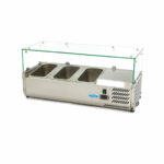 Maxima Gastro Aufsatzkühlvitrine - 95 cm - Passt 3 x 1/3 GN – Bild 5
