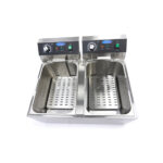 Maxima Gastro Fritteuse - 2 x 11 l - 2 Körbe - Bis zu 2,8 kg Pommes Frites – Bild 5
