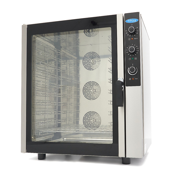 sp-003-08500207.jpg Maxima Gastro Combi - Dampfofen - Passt 10 Tabletts (1/1 GN / 60 x 40 cm) - Analog - 400 V – Bild 1