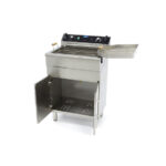 Maxima Gastro Fritteuse - 30 l - 1 Korb - mit Ablasshahn und Ständer – Bild 5