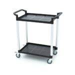 Maxima Servierwagen - 2 Kunststoffregale - 86,5 x 42,5 cm