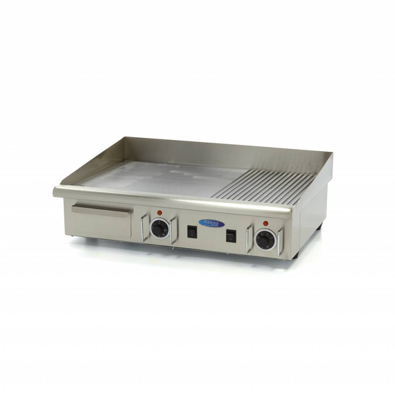 sp-005-61656e5ce138e.jpg Maxima Gastro Grillplatte - Halb Gerillt - 73 cm - inkl. Tropfschale - 400 V – Bild 1