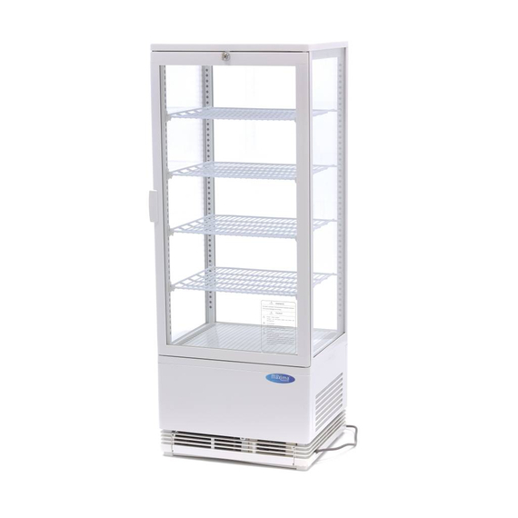 sp-005-61656e6191af1.jpg Maxima Gastro Kühlvitrine - 98 l - 43 cm - Weiß – Bild 1