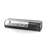 Maxima Gastro Sushi-Kühlaufsatzvitrine - 52 l - inkl. 5 x 1/3 GN - Tischplatte
