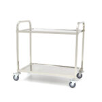 Maxima Gastro Servierwagen Edelstahl - 2 Regale
