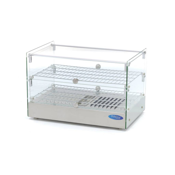 sp-005-61656e6ca0e3a.jpg Maxima Gastro Wärmevitrine - 50 l - 55 cm - 2 Regale – Bild 1