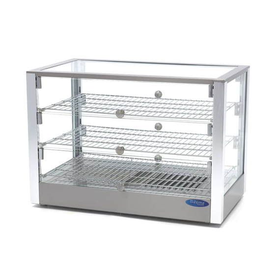 sp-005-61656e6cafc7a.jpg Maxima Gastro Wärmevitrine - 115 l - 70 cm - 3 Regale – Bild 1