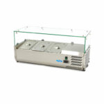 Maxima Gastro Aufsatzkühlvitrine - 95 cm - Passt 3 x 1/3 GN