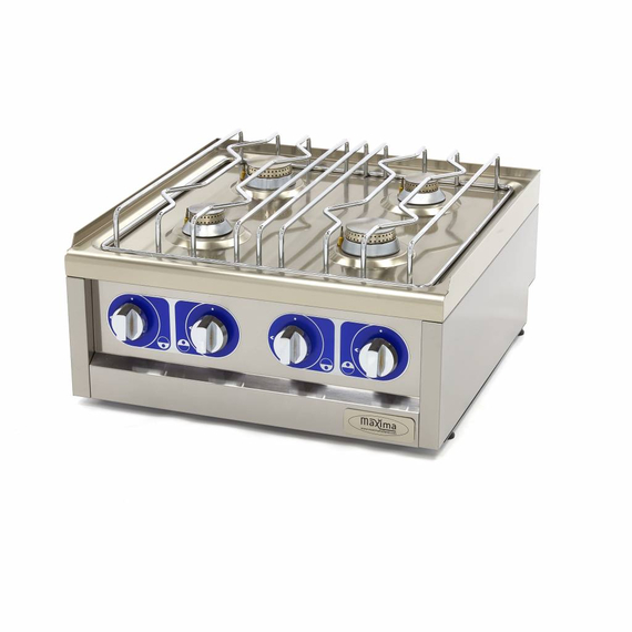 sp-005-61656e90a9759.jpg Maxima Gastro Kochfeld - 2 Brenner - Doppeleinheit - 60 cm Tief - Gas – Bild 1