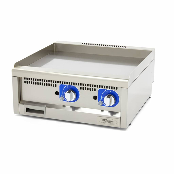 sp-005-61656e91d751c.jpg Maxima Gastro Grillplatte - Glatt - Doppeleinheit - 60 cm Tief - Gas – Bild 1