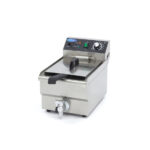 Maxima Gastro Fritteuse - 10 l - 1 Korb - mit Ablasshahn