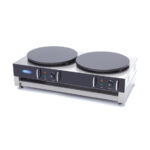 Maxima Gastro Crepes Maker - Doppelte Crepes - 2 x 40 cm - inkl. Teigverteiler