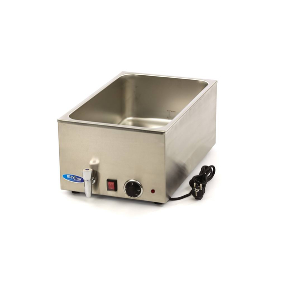 sp-005.jpg Maxima Gastro Bain Marie - mit Wasserhahn - exkl. 1/1 GN Set - Elektrisch – Bild 1