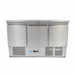 Maxima Gastro Kühltisch - 137 cm - 3 Türen – Bild 2