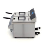 Maxima Gastro Fritteuse - 2 x 8 l - 2 Körbe - mit Ablasshahn - Induktion – Bild 3