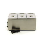 Maxima Gastro Bain Marie - mit Wasserhahn - inkl. 3 x 1/3 GN Set - Elektrisch – Bild 6