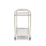 Maxima Gastro Servierwagen Edelstahl - 2 Regale – Bild 3