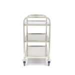 Maxima Gastro Servierwagen Edelstahl - 3 Regale – Bild 3