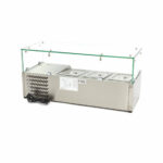 Maxima Gastro Aufsatzkühlvitrine - 95 cm - Passt 3 x 1/3 GN – Bild 4