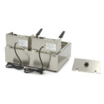Maxima Gastro Fritteuse - 2 x 6 l - 2 Körbe - Bis zu 2,4 kg Pommes Frites – Bild 4
