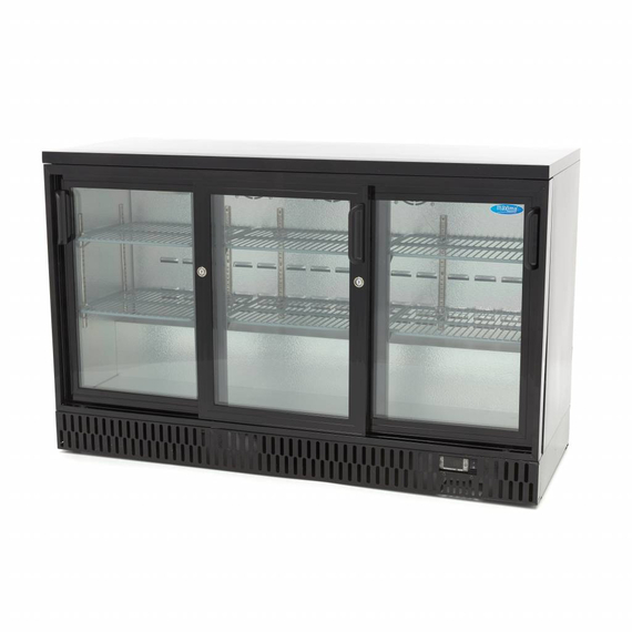 sp-05-61656e62f0d5b.jpg Maxima Gastro Getränke Kühlschrank - 3 Schiebetüren - 6 verstellbare Regale – Bild 1