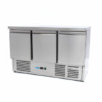 Maxima Gastro Kühltisch - 137 cm - 3 Türen