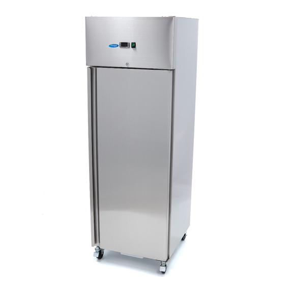 sp-05.jpg Maxima Gastro Gefrierschrank - 400 l - 3 Einstellbare Regale - Rostfreier Stahl - auf Rädern – Bild 1