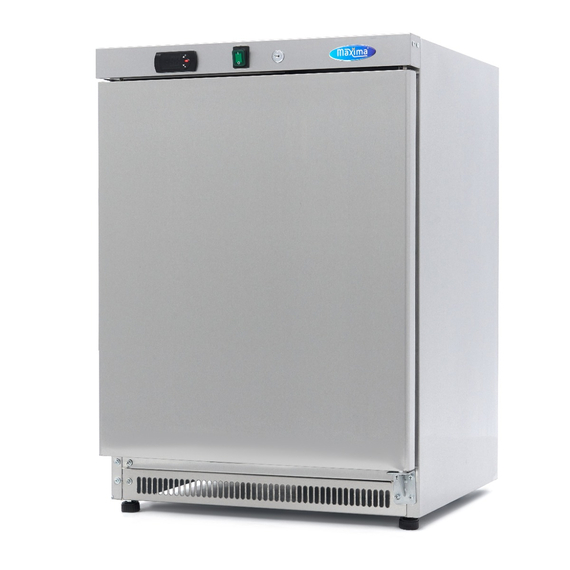 sp-1000-09405005.jpg Maxima Gastro Gefrierschrank - 200 l - 2 Feste Regale - Rostfreier Stahl – Bild 1